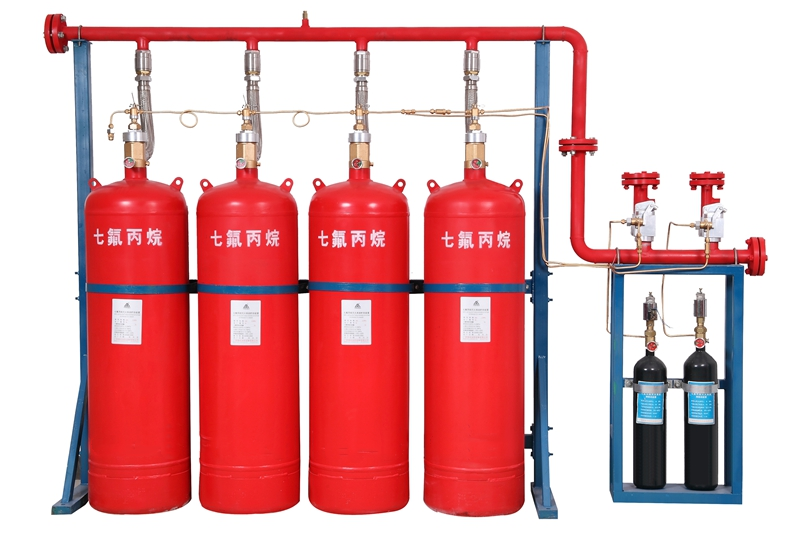 管網式七氟丙烷滅火系統由那些部件組成？